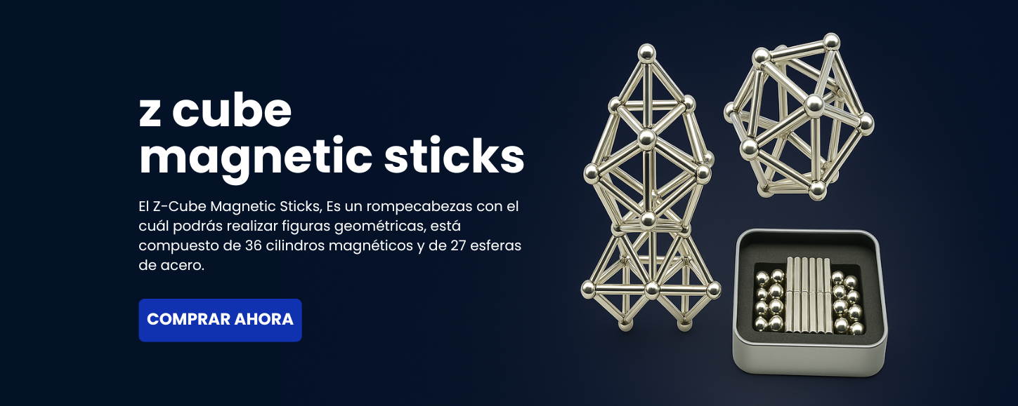 Zcube magnetic sticks banner